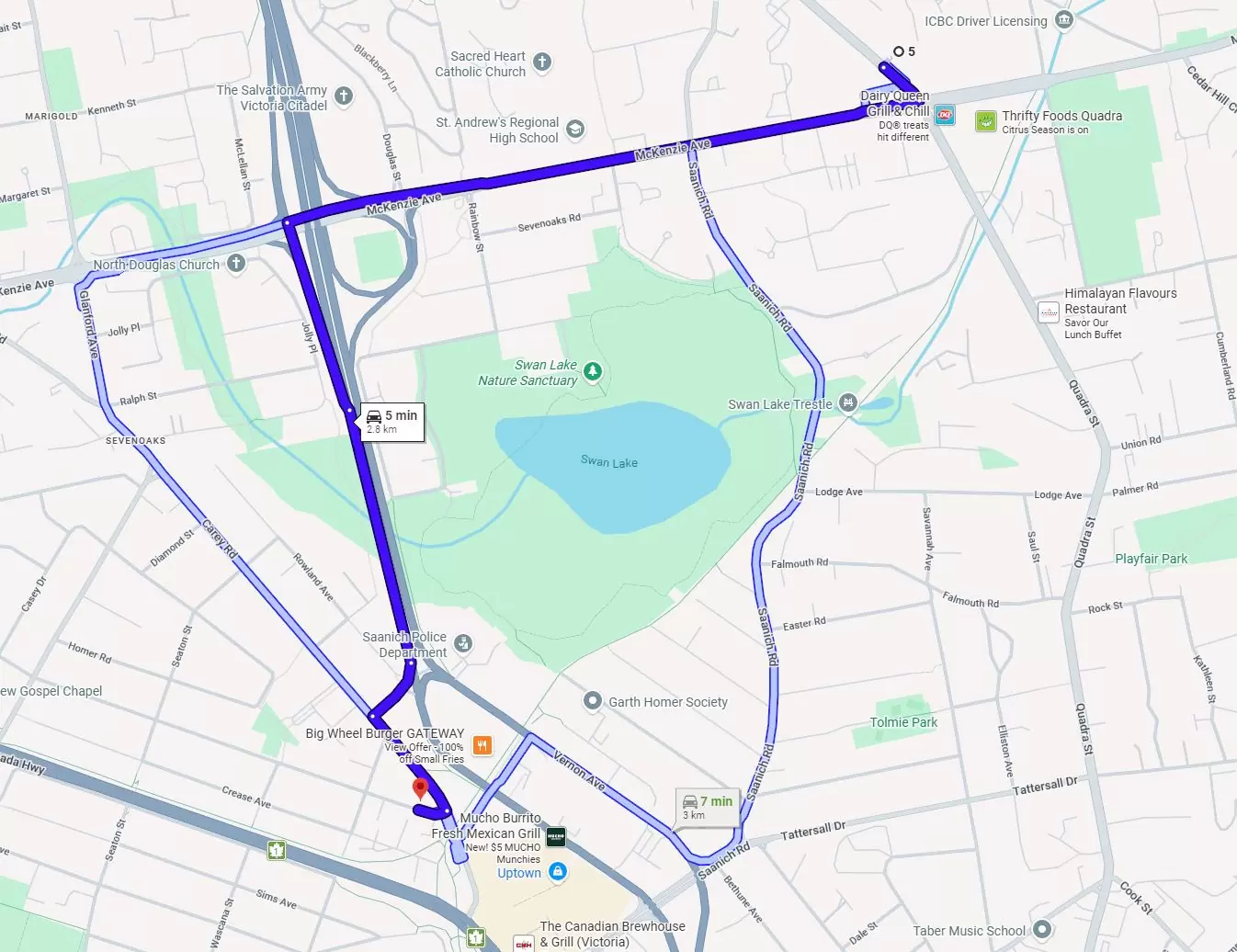 Quadra Location Map to new location on Cadillac Street